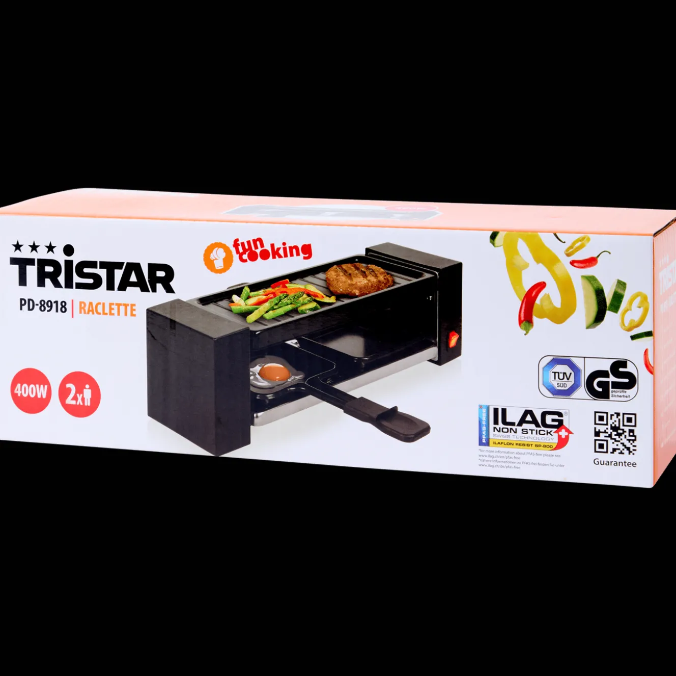 Tristar raclette- en gourmetset