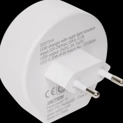 USB-C-lader met nachtlampje