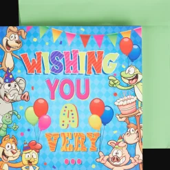 Verjaardagskaart met licht en geluid