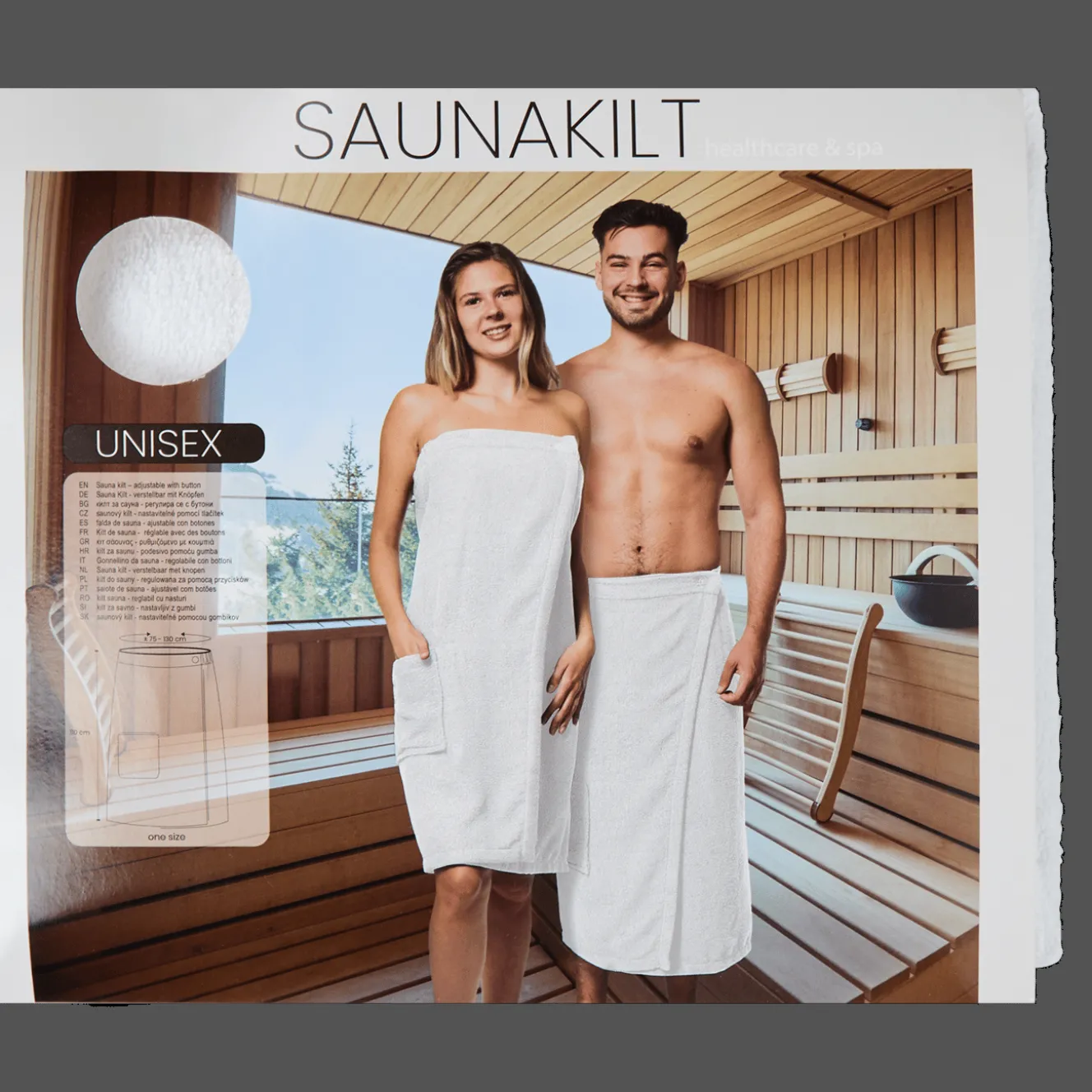 Verstelbare saunakilt