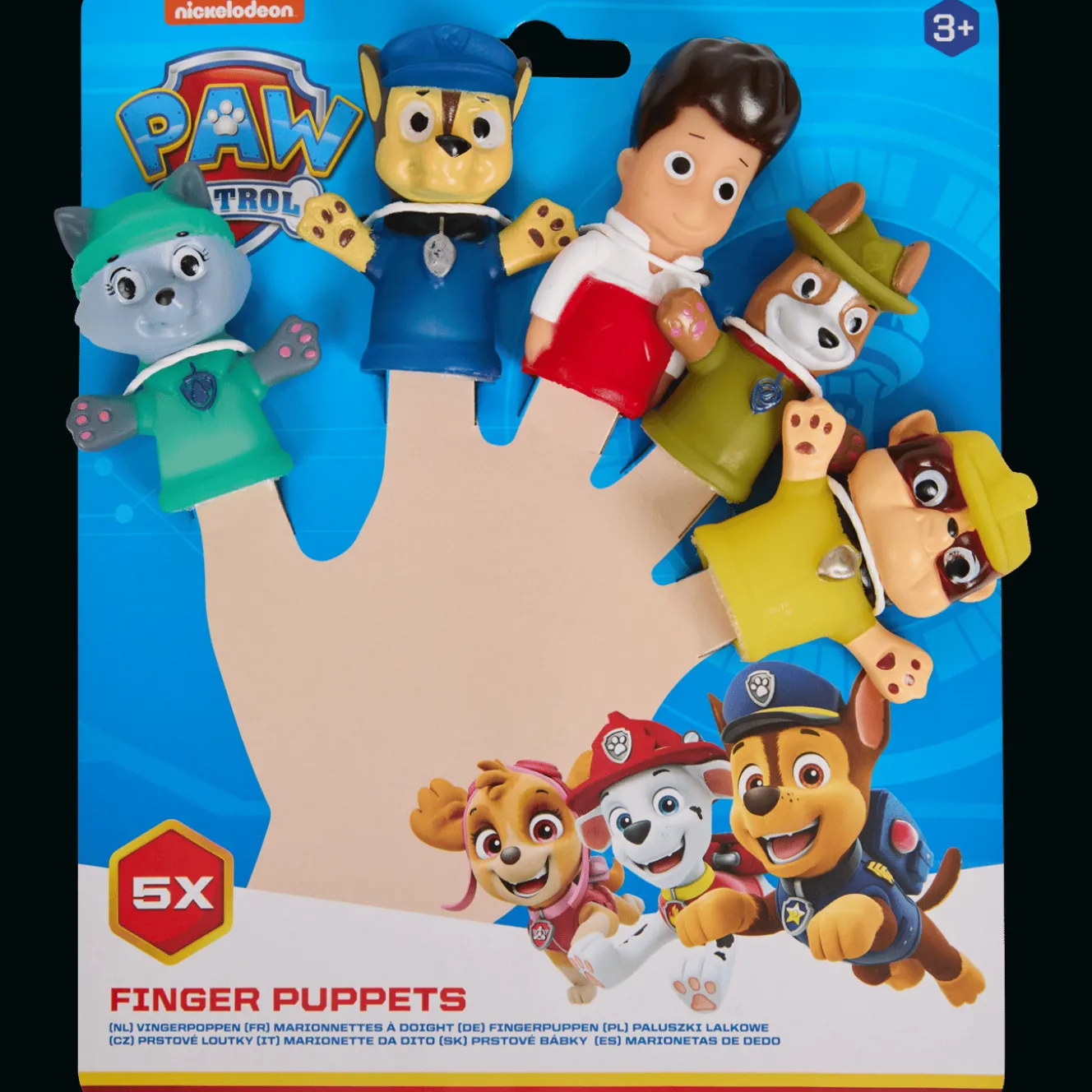 Vingerpoppen Paw Patrol