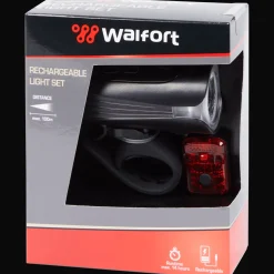 Walfort oplaadbare fietslampenset