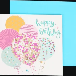 Wenskaart met confetti