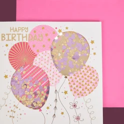 Wenskaart met confetti