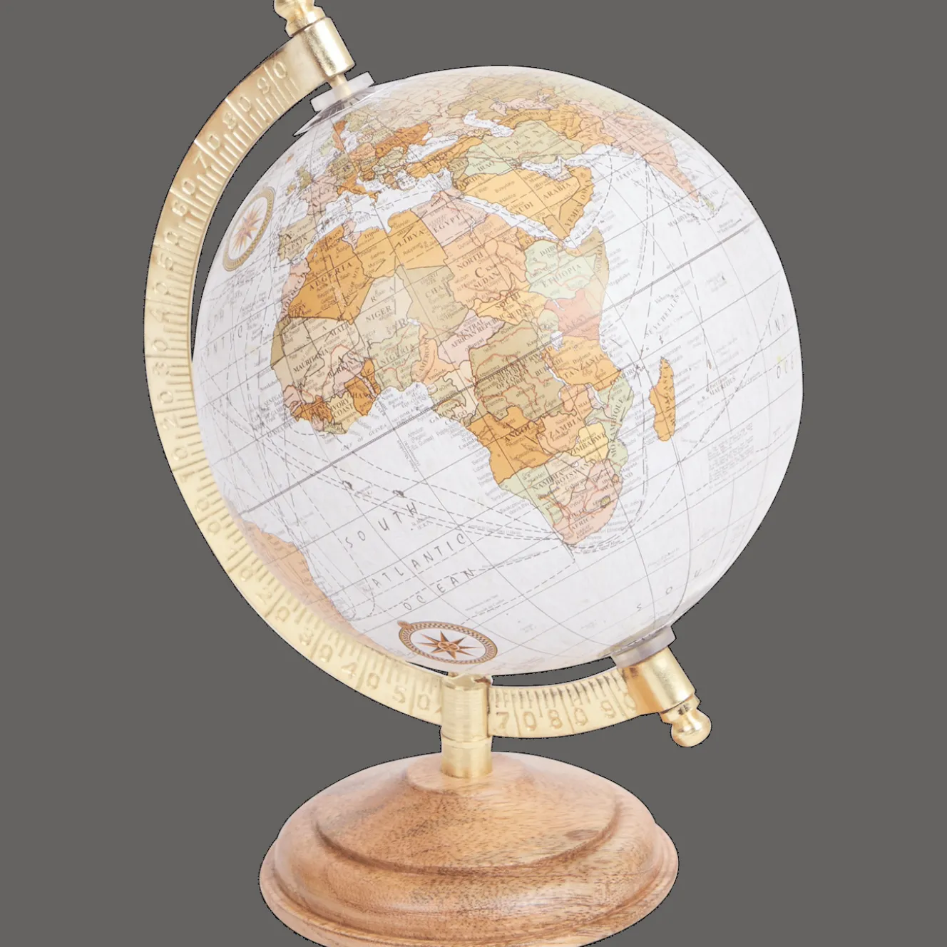 Wereldbol op mango voet